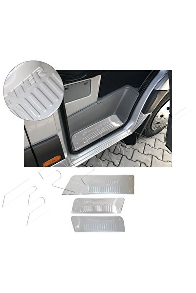 BRSPLAST Mercedes Sprinter Uyumlu 2006-2017 Krom Kapı Eşiği 3 Parça Paslanmaz Çelik