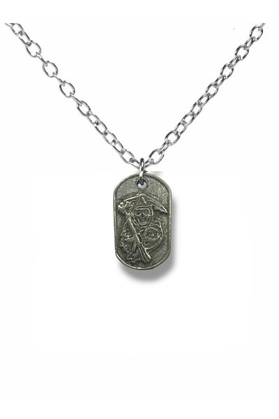Herşey Nota Sons of Anarchy Imprint Design Silver Color Unisex Necklace – Biker and Outlaw Style