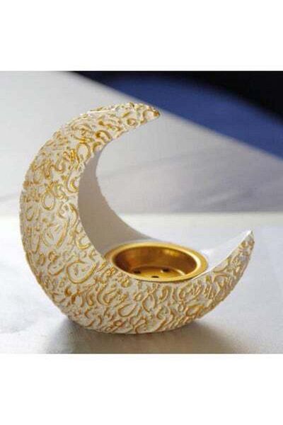 HALAMODO Crescent Aroma Diffuser 10.5x5.6x10cm White/Gold