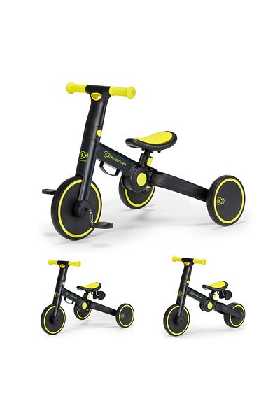 Kinderkraft KINDERKRAFT 4TRIKE BALANCE BIKE / TRICYCLE, BLACK VOLT