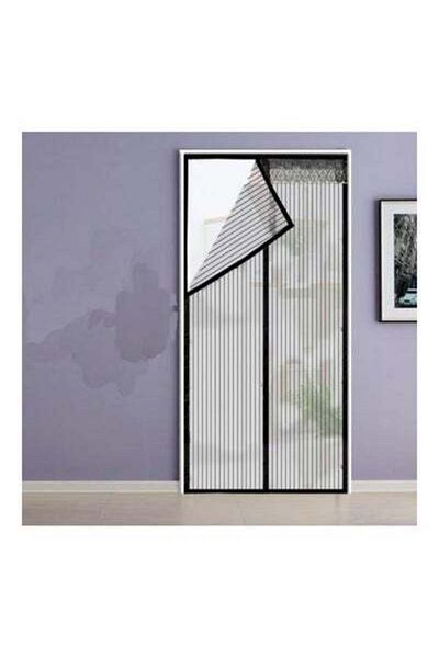 HALAMODO Full Frame Magnetic Mosquito Repellent Door Curtain Black 100x210cm