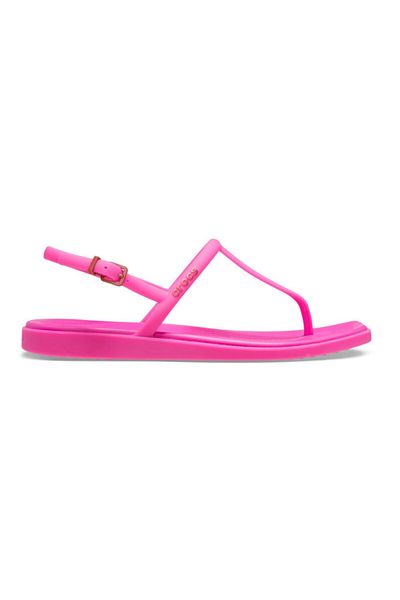 Crocs Sandale Miami cu talpă joasă - Pink Crush