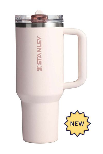Stanley Quencher ProTour Flip Straw Tumbler with Leakproof Lid 40 oz | Built-In Straw & Handle | Cup