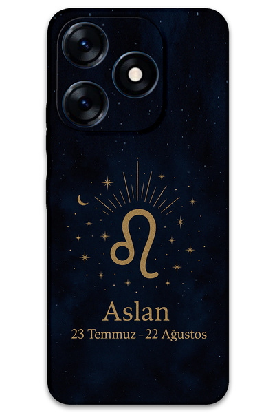 Gramaphone Tecno Spark 10 Compatible Leo Patterned Phone Case + Screen Protec...