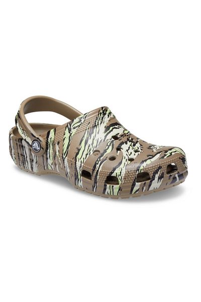 Crocs Classic Printed Camo Clog Brown - Khaki 42-43 Eu - M9/w11 Us