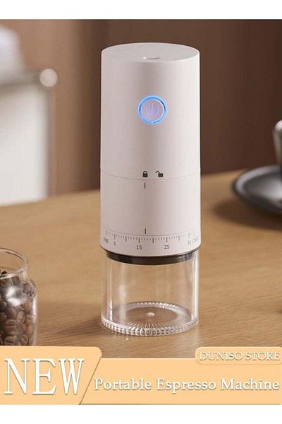 Generic Coffee Grinder For Beans Portable Electric Burr Coffee Grinder, Small Automatic Coffee Bean Grinder