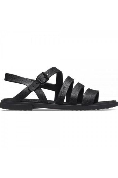 Crocs Sandale Tulum Glitter Sandale - Negru Glitter/negru