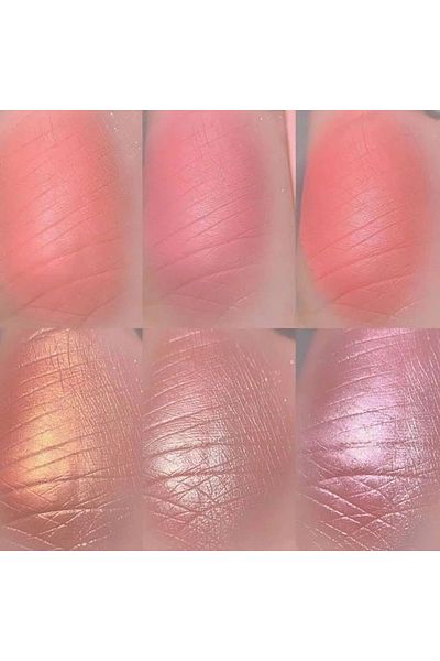 HUDAMOJİ Hudamoji 6-Color Blush & Highlighter Palette 36g – Multi-Finish Face Palette