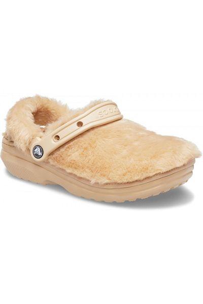Crocs Crocs Classic Fur Sure Clogs 37-38 EU - M5/W7 US Brown - Chai