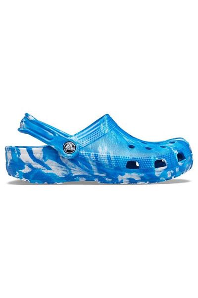 Crocs Classic Marbled Clog 46-47 EU - M12 US Blue - Bright Cobalt/White