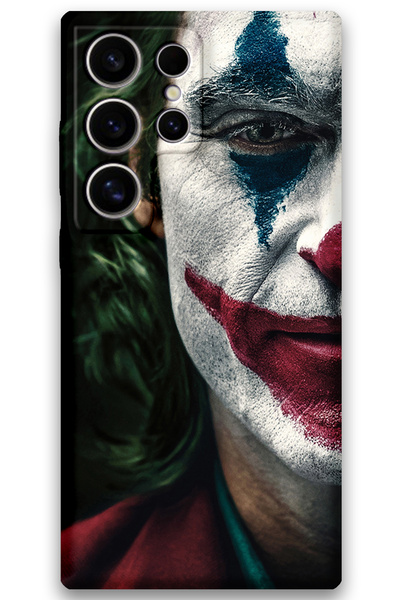 Gramaphone Galaxy S25 Ultra Uyumlu Joker Desenli Telefon Kılıfı + Ekran Koruy...