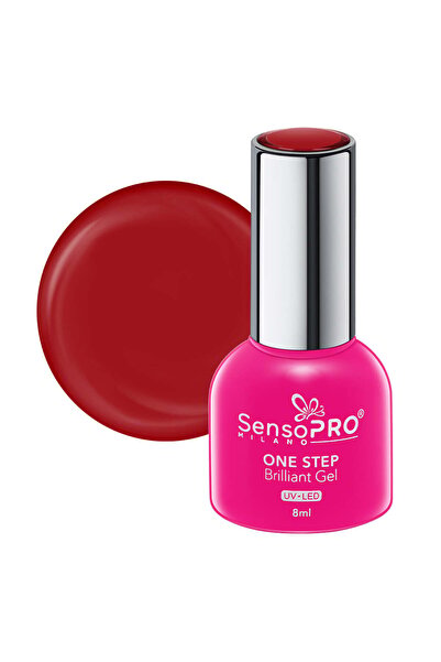 SensoPRO Milano Oja semipermanentă Brilliant într-un singur pas, 8 ml, Roșu S...