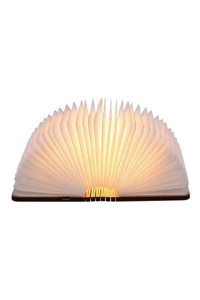 Generic مصباح LED على شكل كتاب قابل للطي من تومشاين، لون أبيض دافئ