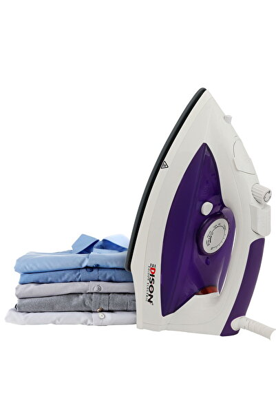 Edison SI-001 Steam Iron, Ceramic Base, 2200W, 280ml - Purple
