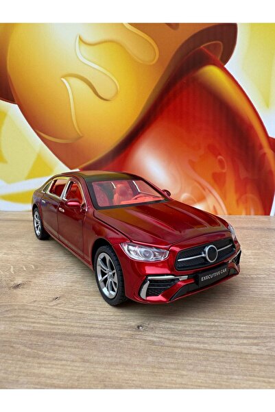 scntoys Mercedes Metal Araba 23 Cm Sesli Işıklı Kapılar Bagaj Kaput Açılır Oyuncak Demir Araç