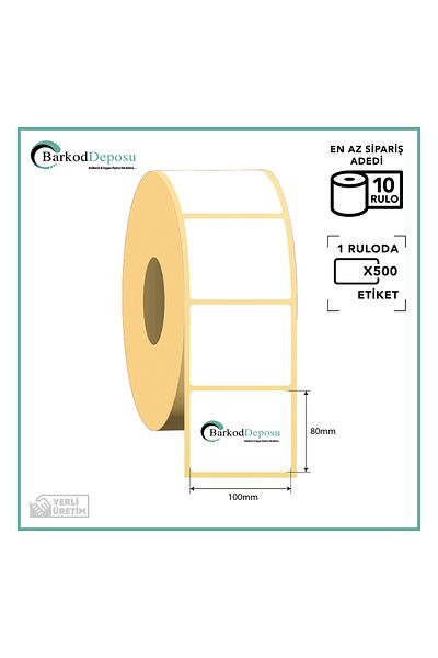 Snow 100X80 Thermal Barcode Label