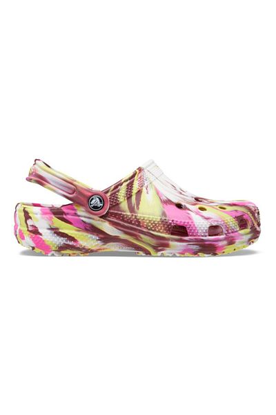 Crocs Clogs Crocs Classic Marbled Clog 36-37 EU - M4/W6 US Pink - Electric Pink/Multi