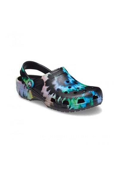 Crocs Clogs Classic Tie-dye Graphic Clog 48-49 Eu - M13 Us Black - Multi Black/black