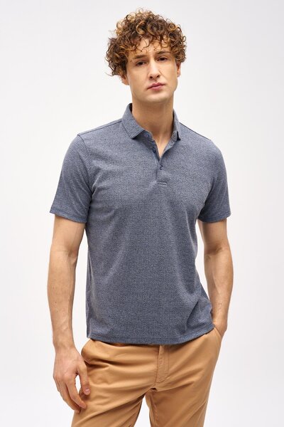 İgs ЧОЛОВІЧА ФУТБОЛКА З КНОПКАМИ І ПОЛО-КОМИРОМ