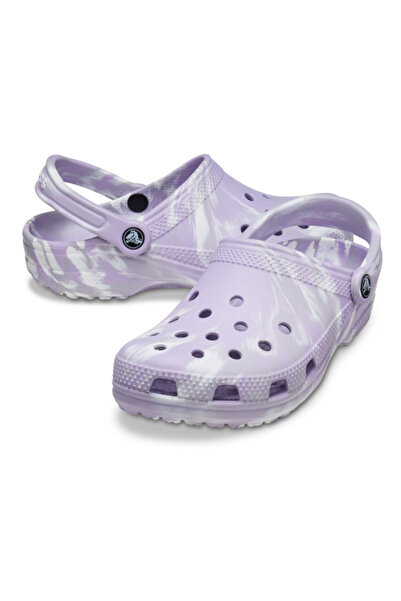Crocs Saboti classic marbled clog - lavender/multi