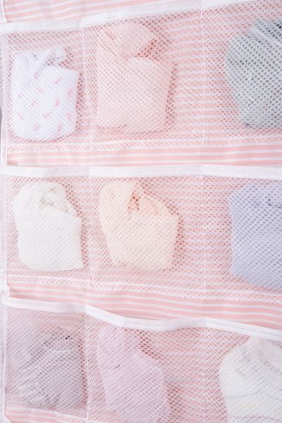 MorBebe 20 τσέπες εσωτερικά στο ντουλάπι Organizer πλυντηρίου ρούχων I Κρεμάστρα δύο όψεων Εσωτερική οργάνωση σουτιέν