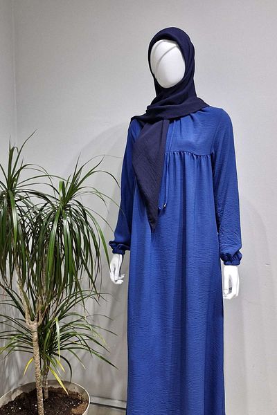 Robaya Tesettür Clover Ayrobin Fabric Robe Hijab Dress