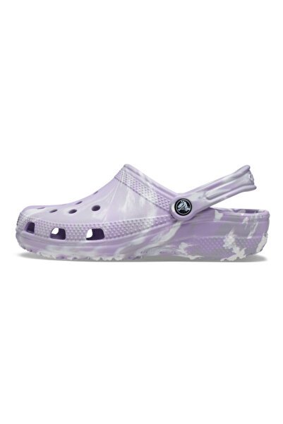 Crocs Saboti classic marbled clog - lavender/multi