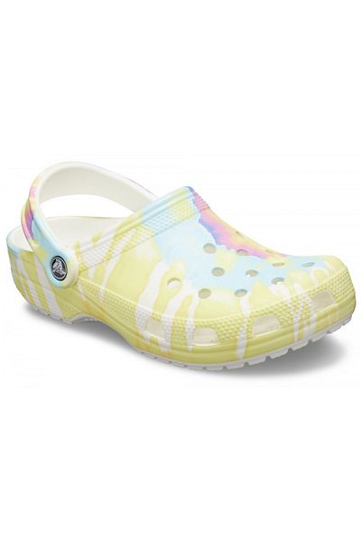 Crocs Clogs Crocs Classic Tie-Dye Graphic Clog 43-44 EU - M10/W12 US Alb - White/Multi