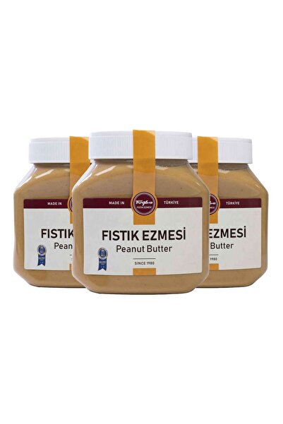 Tuğba Kuruyemiş Az Şekerli Sürülebilir Fıstık Ezmesi 3lü 650 gr