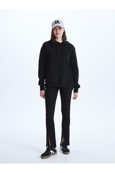 LC Waikiki Women's Elastic Waist Straight Leggings Trousers