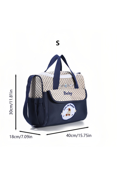 Saharaz Shoulder baby Diaper Bag, With Mat, Waterproof, Large Capacity, Lightweight, for travel