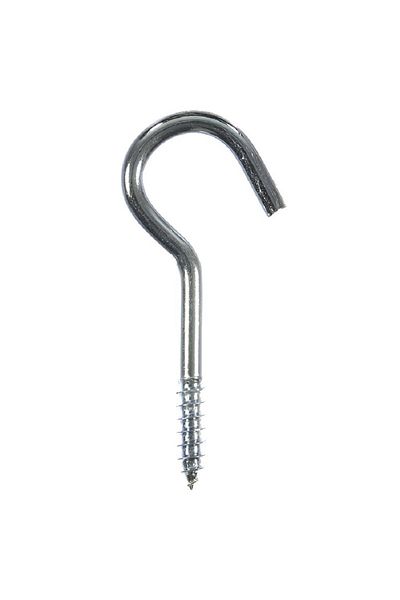 ACE 8-Piece Zinc Plated Ceiling Hook Silver 4.3cm