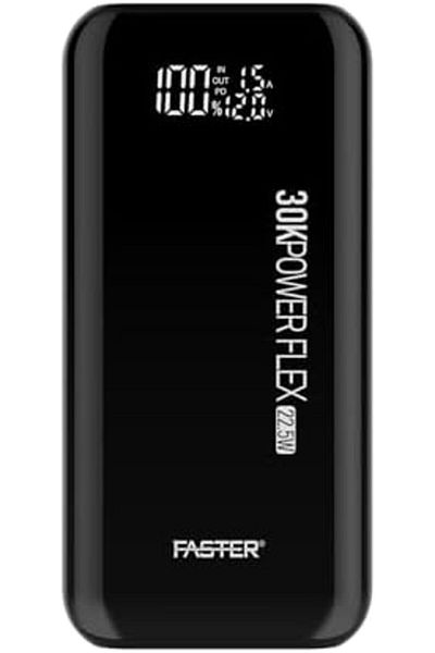 Faster Power Bank 22.5W, 30000mAh Portable Charger with Dual USB & Type-C Ports, Fast Charging with