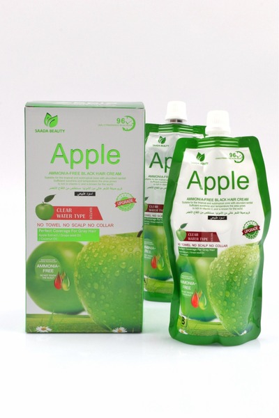 SAADA BEAUTY كريم صبغة شعر خالية من الأمونيا - كريم 500 مل + مثبت 500 مل من ا...