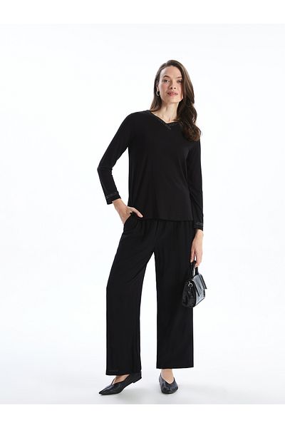LC Waikiki Fusta pantaloni de damă cu talie elastică