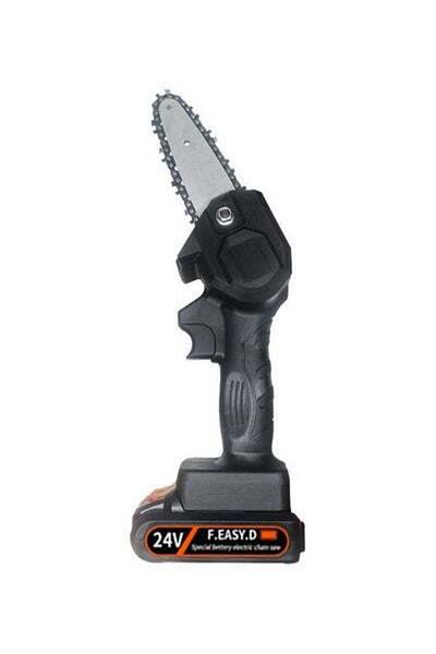 HALAMODO Portable Electric Pruning Saw Rechargeable Black/Silver 30 x 11cm