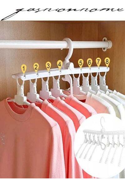 HALAMODO Foldable Clothes Drying Rack Hanger White 64x18.5cm