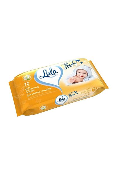 Lula Lula Baby wet wipes, 72 pieces, pack - Chamomile