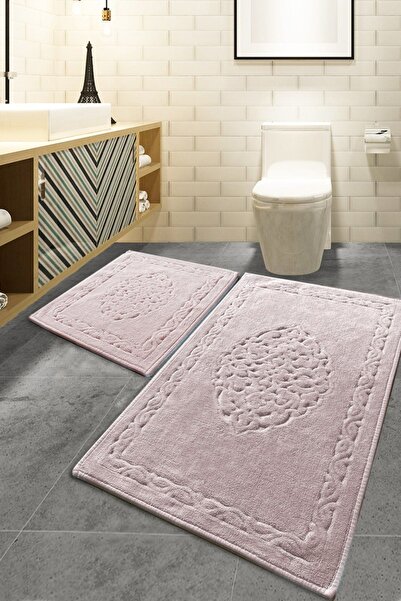 UnicUtil Set covorase baie 2 piese, Premium Feel, UnicUtil, Powder, Multicolor