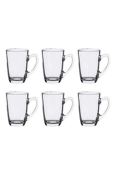 HALAMODO 6-Piece New Morning Green Tea Mug Set Clear