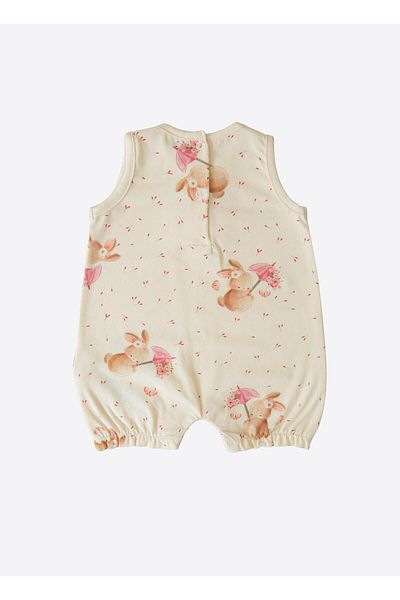 kitikate Organic Leomi Shorts Jumpsuit Natural