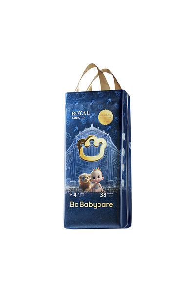 Bc Babycare Babycare - Royal Baby Diaper Pants - Size 4 - 9-14 kg - 38 Pcs
