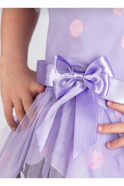 Esterella Rochie din tifon pentru fete / rochie de petrecere / rochie costum de ziua de nastere