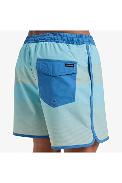 Quiksilver Surfsilk Scallop Volley 16 Erkek Mavi Deniz Şortu