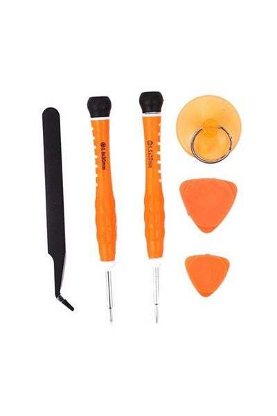 HALAMODO 6-Piece Precision Screwdriver Set Black Orange Silver