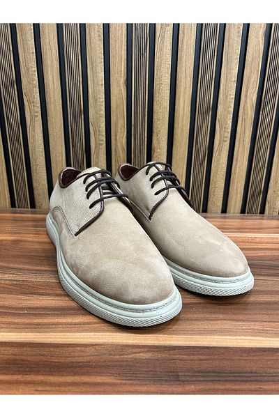 shot night Pantofi clasici cu șireturi din piele nubuck autentică