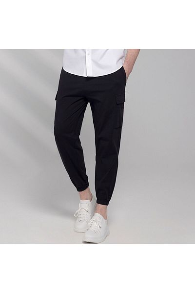 Giordano بنطال رياضي رجالي مريح بقصّة مدببة