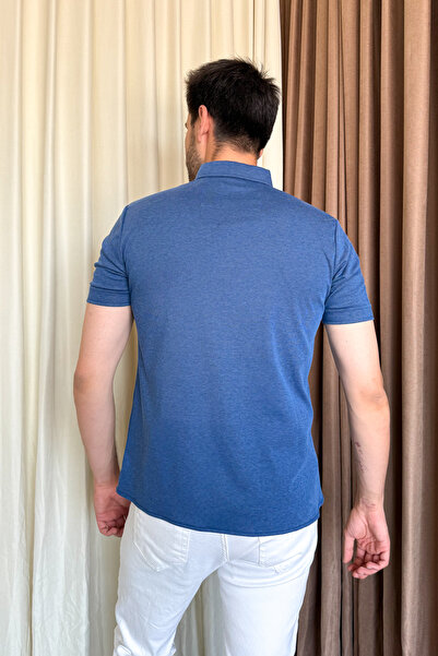 ModaPlaza Ανδρικό κοντομάνικο πουκάμισο Interlock 1017