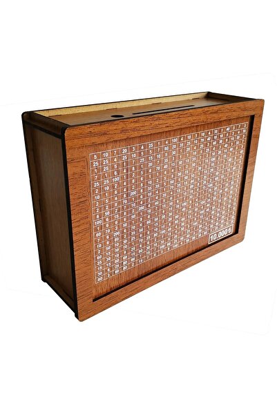 ÖZDEMİRKIRTASİYE-BASKI HEDEF KUMBARAM Parabox - 10.000tl Kumbara - Ahşap Para...