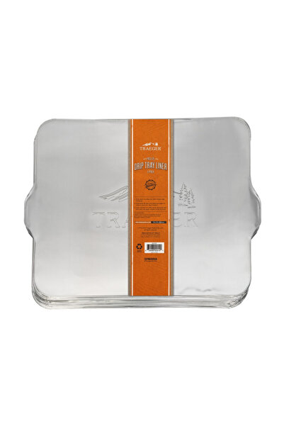 TRAEGER بطانة صينية تنقيط من الألومنيوم المقاوم للحرارة للاستخدام مرة واحدة ل...